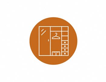 Spacious closets